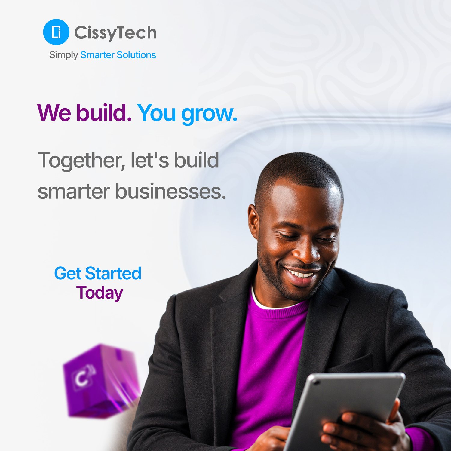CissyTech business campaign poster