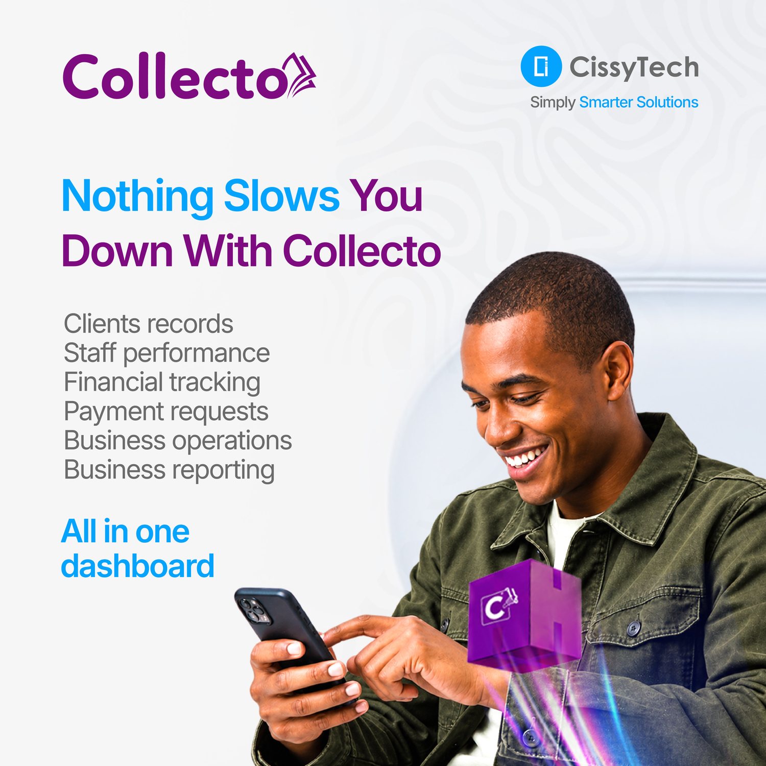 Collecto dashboard campaign poster